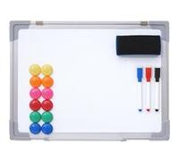 Tableau blanc HWC-C84, magnétique, accessoires inclus 40x30cm