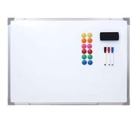 Tableau blanc HWC-C84, tableau magnétique Memoboard Pinnwand, accessoires inclus ~ 60x45cm