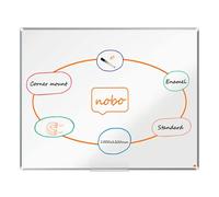Tableau blanc Premium Plus émaillé - 150 x 120 cm - Nobo