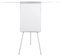 Tableau blanc trépied Bi-Office, gris, avec bras extensibles, non magnétique, et équipé de