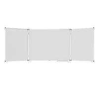 Tableau blanc UNITE PLUS triptyque - 2 volets - surface magnétique - 900X2400 Legamaster