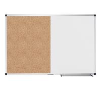 Tableau combiboard blanc magnétique et liège naturel 60X90cm Legamaster