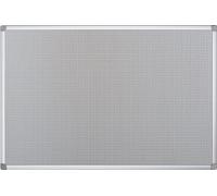 Tableau combiné Bi-Office Maya feutre / filet acier 900 x 600 mm gris