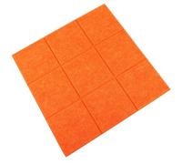 Tableau D’affichage en Feutre Quadrillé Autocollant Orange
