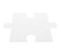 Tableau D'affichage Créatif Mural en Feutre Puzzle Blanc pour Décoration | Tableau de Rappels Décoratif, Style Créatif pour Maison, Affichage Mural, Forme Puzzle, Feutre Blanc