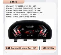 Tableau de bord, écran 12,3 pouces, compatible avec la BMW Série 5 GT F07 (2009-2016) et la F10 de base
