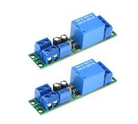 Tableau de commande de synchronisation 12 V avec bornes à vis | Lot de 2 modules de retard compacts pour coupure de courant chronométrée et projets électroniques de table de travail
