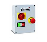 Tableau de commande + Interrupteur d'arrêt d'urgence meuleuses 2200 Watts triphasé - 7800231