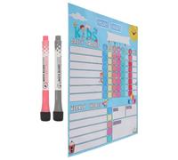Tableau de Comportement pour Garçon et Filles en Pet, Calendrier Maison | Récompenses Familiales, Usage École et Foyer, Format Pratique, pour Filles et Garçons, Style Dessin Animé Couleur Aléatoire