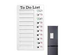 Tableau de corvée pour , tableau de rappel coulissant réutilisable amovible - Liste de contrôle de routine | pour planification des tâches, école, bureau, salle de t adultes