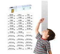 Tableau de croissance des, règle de miroir de mesure de la hauteur pour garçons, règles flexibles et incassables, tableau de croissance, moniteur de hauteur pour garçons et filles pour