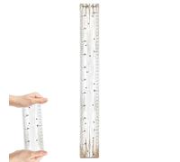 Tableau De Croissance 'hauteur De Bébé - Bois 47,24x5,91 Pouces, Règle De Dimensionnement Mural Pour, Tableau De Mesure Créatif | Garçons Et Filles, Décor De