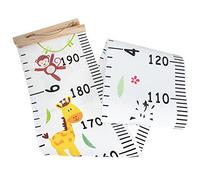 Tableau de Croissance Mural en Toile 20x200cm pour Garçon et Filles | Tableau de Croissance Mural pour Garçon et Filles, Décor de Chambre, Enroulable, pour Suivre Moments de Développement