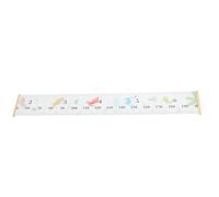 Tableau de Croissance Mural pour Garçon Fille Lanière, Mesure | Toile et Bois, Motif Cartoon Clair, pour Parents et Soignants, à Suspendre sur Portes ou Murs