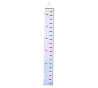 Tableau de Croissance pour Garçon et Filles 1 Set, Toise Murale Déco | Toise pour Bébé Décoration, Fête Halloween, Tableau de Mesure Mural en Canvas et Bois