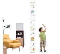 Tableau de croissance pour mur, tableau mural pour, tableau de croissance | mural pour avec textures en pin et toile, règle de hauteur, mesure de la hauteur pour mur, adapté aux