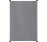 Tableau de feutre - Gris - 90x60 cm - Cadre en aluminium