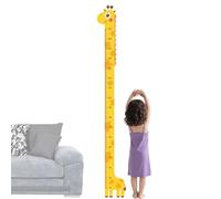 Tableau de la hauteur des animaux pour - Joint de mesure du mur de la règle de croissance de la girafe | Décoration de la crèche pour suivre la hauteur de bébé & Widdler | Design mouse