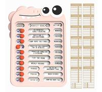 Tableau de liste de corvée - Papier réutilisable pour | Tableau de planification de récompense pour l'auto-discipline pour la routine d'étude à domicile et l'utilisation quotidienne des tâches