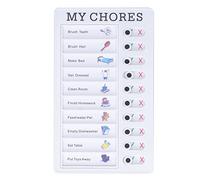 Tableau de mémo pour enfants, tableau de planification portable et détachable en PVC effaçable à sec pour la maison, le bureau, le dortoir, l'outil d'organisation des études des (MES corvées)