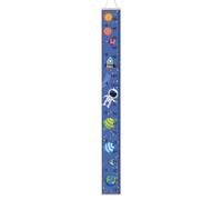 Tableau de mesure pour pour mur, tableau de hauteur Mur suspendu dessin | Règle murale de hauteur pour Décor mural pour chambre d'enfant, table Planète bleue
