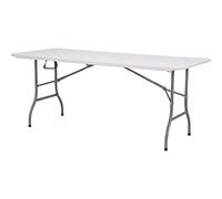 Tableau de pliage multifonctionnel 180 x 75 x 74 cm avec une barre métallique Fixateur Système de pliage et de manche compacts pour le déplacement