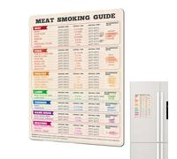 Tableau de température pour barbecue - Guide de cuisson magnétique, référence sur le degré de cuisson de la viande grillée, température intérieure, outil de steak | diagramme de température du