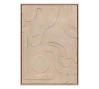 Tableau Déco en Relief "Azra" 50x70cm Beige