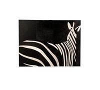 Tableau Déco Zèbre 90x120cm Noir & Blanc