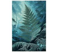 Tableau Decoration Murale Feuilles Bleues Toile Peinture Affiche Decoration Murale Salon Chambre Poster Mural Sans Cadre Tableaux, Posters Et Arts Décoratifs Impression Sur Toile 30x40cm/1 Pcs