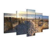 Tableau Decoration Murale - LUMASOUL - 5-2-5-0-2-2-11-5 - Éclectique Motif - 5 parties - Multicolore - 100x50 cm