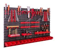 Tableau d'outils d'atelier - BOTLE - 117x78 cm - Plastique robuste - 14 conteneurs - Montage facile
