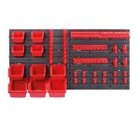 Tableau d'outils mural KISTENBERG ORDERLINE 4 KOR4-S411 Noir 40x40x17 - planche à outils Rouge G