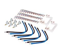 Tableau electrique - Coffret electrique - Disjoncteur - Bornier electrique - Embout de cablage - Borne de connexion électrique - Kit De Câblage 3 Rangées - Debflex - 707748