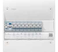 Tableau électrique gamm 13, pré-équipé 1 rangées, 13 M, Quickfix - HAGER GDM113A