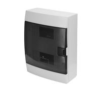 Tableau électrique - HOROZ - 16 modules - IP40 étanche - Porte fumée - 2 rangées