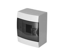 Tableau électrique - HOROZ - 4 modules - IP40 étanche - Porte fumée - Résistance IK08