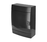 Tableau électrique saillie 16 modules (2x8) IP40 étanche noir porte fumée HOROZ
