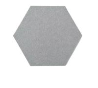 Tableau en Feutrine Felt Wall Stickers Creative Wallpapers | Aesthetic Room Decor Home Accessories Decoration Bedroom Photos Cork Board Display(Light grey,10 Pieces)