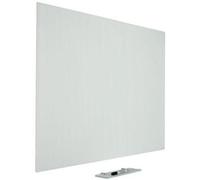 Tableau en verre blanc 90 x 120 cm avec système de suspension invisible Premium