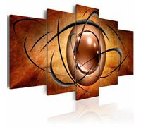 Tableau Imprimé Boule en Tourbillon 50 x 100 cm