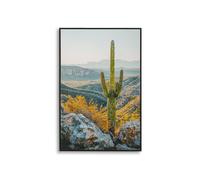 Tableau Imprimé "Cactus Dressé II" 60x90cm Multicolore