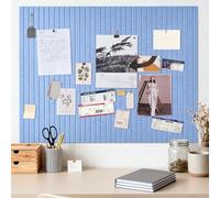 Tableau Liege Mural, 40 x 60 cm, Tableaux en Liège d'affichage décoratif en feutre avec ruban adhésif, panneau liege mural affichage photo vision board pour école, maison, cuisine, bureau