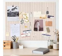 Tableau Liege Mural, 60 x 40 cm, Tableaux en Liège d'affichage décoratif en feutre avec ruban adhésif, panneau liege mural affichage photo vision board pour école, maison, cuisine, bureau