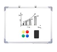 Tableau Magnétique 30 x 40 cm Bloc-Notes Encadré pour Réfrigérateur | Tableau Blanc Magnétique Effaçable à Sec Pour Conférence Bureau Maison École Cuisine nseignants