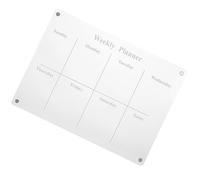 Tableau Magnétique Acrylique Réutilisable pour Planning Hebdomadaire | Surface Lisse Effaçable à Sec, Adhérence Frigo, Usage Bureau ou Scolaire, Entretien Simple et Rapide