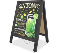 Tableau magnétique avec affiche standard 65 x 43 cm . . . Panneau en bois pour la publicité, Horeca et événements
