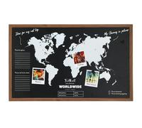 Tableau magnétique avec une carte du monde 78x48