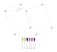 Tableau Magnétique en Acrylique pour Planning Hebdomadaire Effaçable | Adhérence Facile, sans Résidu, pour Bureau et Fixation sur Bureau, Usage Quotidien Organisé