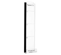 Tableau mémo acrylique - Tableau de messages pour ordinateur en acrylique | Moniteur Memo Board Side Mount Note Suptor | Organisateur de messages d'accessoires de bureau adhésif 30 x 88 cm pour